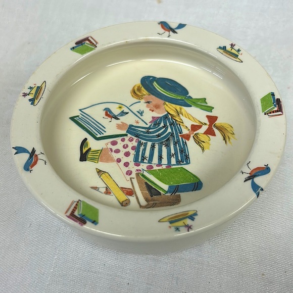 Vintage ceramic child’s nursery bowl by “Figgjo Flint” Norway - Picture 2 of 11